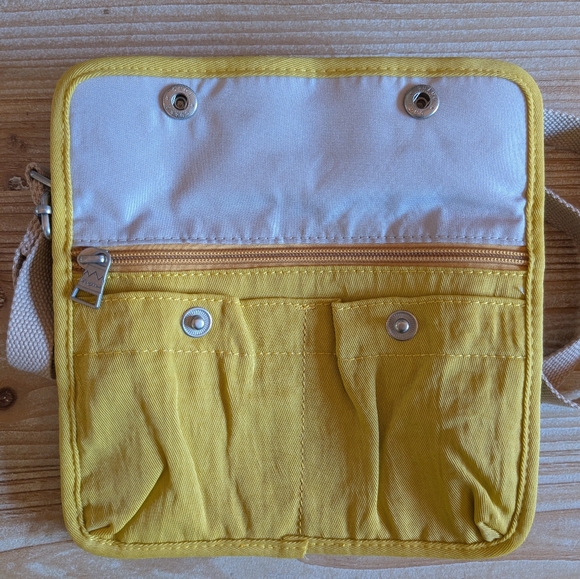 Doughnut Montana Water Repellent Backpack in Mustard Yellow - Picture 11 of 15